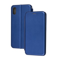 Чохол книжка Premium для iPhone Xr синій