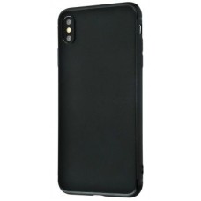 Чохол для iPhone Xs Max Black matt чорний