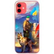 Чохол для iPhone 12 mini MixCase патріотичні прикордонники