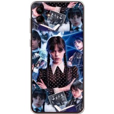 Чохол для Samsung Galaxy A04e (A042) Mixcase Венздей колаж детектив