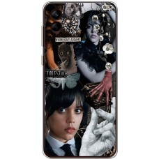 Чохол для Samsung Galaxy A04e (A042) Mixcase Венздей колаж друкована
