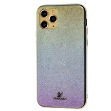 Чохол для iPhone 11 Pro Sw glass золотисто/сріблясто/рожевий