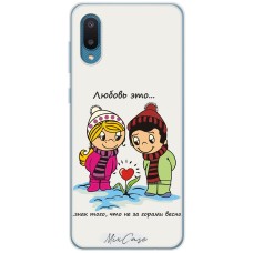Чохол для Samsung Galaxy A02 (A022) для закоханих 27