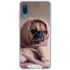Чохол для Samsung Galaxy A02 (A022) Mixcase мопс у пледі