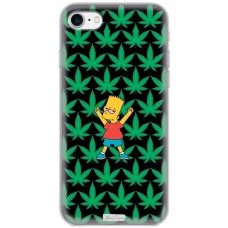 Чохол для iPhone 7 / 8 / SE MixCase трава листя Сімпсон