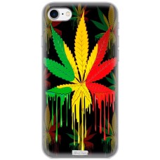 Чохол для iPhone 7 / 8 / SE MixCase трава листя у квітах