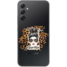 Чохол для Samsung Galaxy A35 (A356)  MixCase Леопард super mom