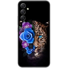 Чохол для Samsung Galaxy A35 (A356)  MixCase Леопард у квітах