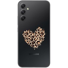Чохол для Samsung Galaxy A55 (A556) MixCase Леопард серце