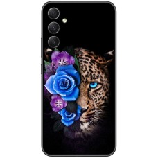 Чохол для Samsung Galaxy A55 (A556) MixCase Леопард у квітах