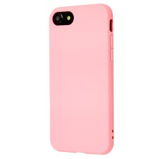 Чохол силіконовий для iPhone 7/8 матовий рожевий