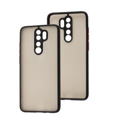 Чохол для Xiaomi Redmi Note 8 Pro LikGus camera protect чорний/червоний
