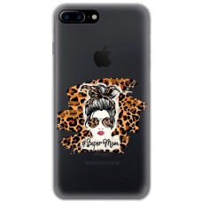 Чохол для iPhone 7 Plus / 8 Plus MixCase Леопард super mom