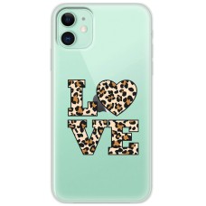 Чохол для iPhone 11 MixCase Леопард love