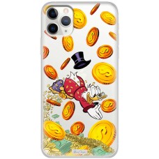 Чохол для iPhone 11 Pro Max MixCase гроші скрудж макдак у золоті