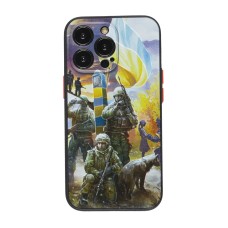 Чохол для iPhone 13 Pro WAVE Ukraine Shadow Matte defenders of ukraine