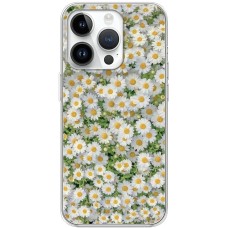Чохол для iPhone 15 Pro MixCase квіти ромашки фарбами
