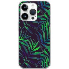 Чохол для iPhone 15 Pro MixCase квіти тропічні листочки