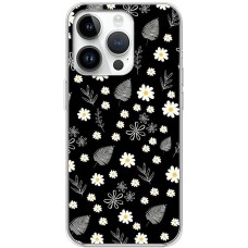 Чохол для iPhone 15 Pro MixCase квіти ромашки і листочки