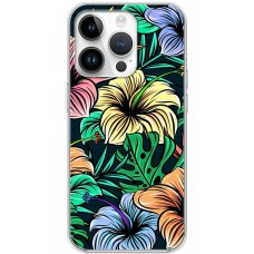 Чохол для iPhone 15 Pro MixCase квіти тропіки