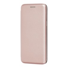 Чохол книжка Premium для Samsung Galaxy S9 (G960) рожево-золотистий