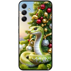 Чохол для Samsung Galaxy A15 (A155) MixCase Новий рік 2025 ялинку з іграшками і змія