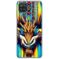 Чохол для Samsung Galaxy A12 / M12 MixCase патріотичні пучок пшениці