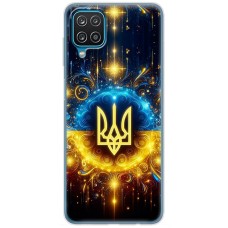 Чохол для Samsung Galaxy A12 / M12 MixCase патріотичні Тризуб у колі