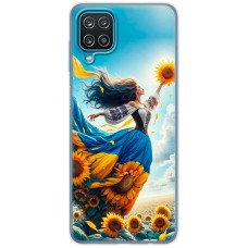 Чохол для Samsung Galaxy A12 / M12 MixCase патріотичні вільна українка