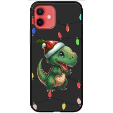 Чохол для iPhone 12 mini MixCase Новий рік новорічний динозаврик