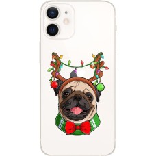 Чохол для iPhone 12 mini MixCase Новий рік мопс
