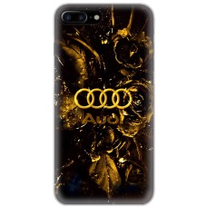Чохол для iPhone 7 Plus / 8 Plus MixCase машини неон Audi лого