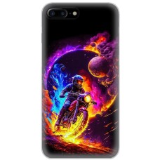 Чохол для iPhone 7 Plus / 8 Plus MixCase машини неон мото у космосі