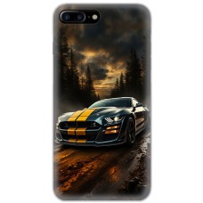 Чохол для iPhone 7 Plus / 8 Plus MixCase машини неон Ford Mustang