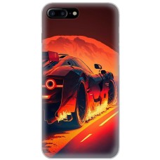Чохол для iPhone 7 Plus / 8 Plus MixCase машини неон жовто-помаранчева