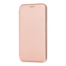 Чохол книжка Premium для Samsung Galaxy A10s (A107) рожево-золотистий