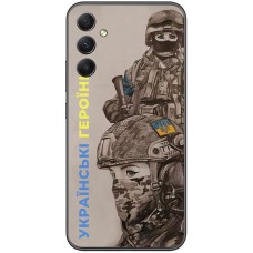 Чохол для Samsung Galaxy A14 MixCase патріотичні українські герої