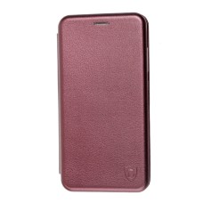 Чохол книжка Premium для Xiaomi Redmi 8 бордовий