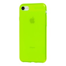 Чохол X-Level для iPhone 7/8 Rainbow з блискіткою зелений