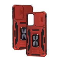 Чохол для Samsung Galaxy M13 4G / M23 5G Camshield Army Ring червоний