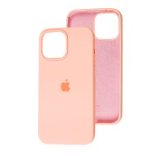 Чохол для iPhone 13 Pro Max Square Full silicone оранжевий / grapefruit