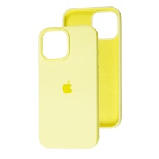Чохол для iPhone 13 Pro Max Square Full silicone жовтий / mellow yellow