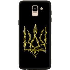 Чохол для Samsung Galaxy J6 2018 (J600) MixCase патріотичні герб з колосків