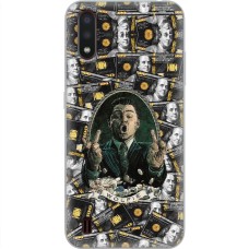Чохол для Samsung Galaxy A01 (A015) MixCase лого wolfie