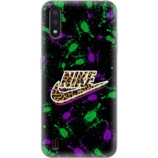 Чохол для Samsung Galaxy A01 (A015) MixCase лого найк brown
