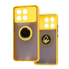 Чохол для Xiaomi Poco X6 Pro 5G / Redmi K70E 5G LikGus Edging Ring жовтий