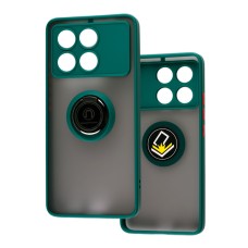 Чохол для Xiaomi Poco X6 Pro 5G / Redmi K70E 5G LikGus Edging Ring оливковий
