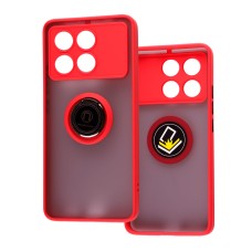 Чохол для Xiaomi Poco X6 Pro 5G / Redmi K70E 5G LikGus Edging Ring червоний