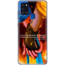 Чохол для Samsung Galaxy A21s (A217) MixCase патріотичні разом вистоїмо