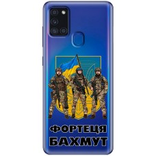 Чохол для Samsung Galaxy A21s (A217) MixCase патріотичні Фортеця БАХМУТ
